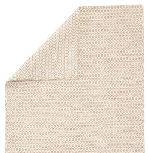 Christmas Central 8.75' X 12' Beige And Ivory Flat Weave Contemporary Rectangular Area Throw Rug - Image 3