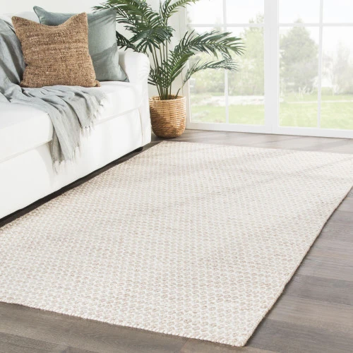 Christmas Central 8.75' X 12' Beige And Ivory Flat Weave Contemporary Rectangular Area Throw Rug - Image 5