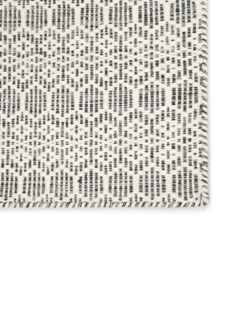Christmas Central 8.75' X 12' White And Gray Flat Weave Contemporary Rectangular Area Throw Rug - Image 2