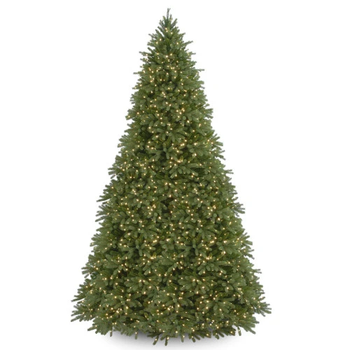 Christmas Central 12β Pre-Lit Full Jersey Fraser Artificial Christmas Tree, Clear Lights