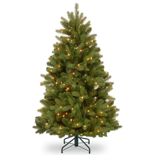 Christmas Central 4.5β Newberry Spruce Artificial Christmas Tree, Clear Lights