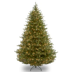 Christmas Central 6.5' Pre-Lit Full Noble Artificial Christmas Tree, Clear Lights