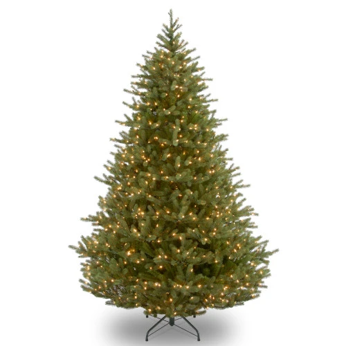 Christmas Central 6.5' Pre-Lit Full Noble Artificial Christmas Tree, Clear Lights
