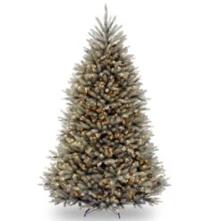 Christmas Central 7.5 Ft. Dunhill® Blue Fir Tree With Clear Lights