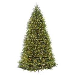 Christmas Central 10β Pre-Lit Dunhill Fir Artificial Christmas Tree - Clear Lights