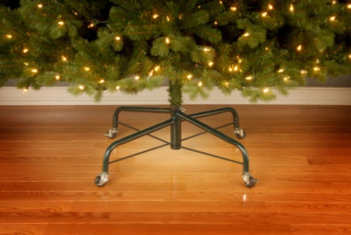 Christmas Central 32" Rolling Artificial Christmas Tree Stand With Wheels - Image 2