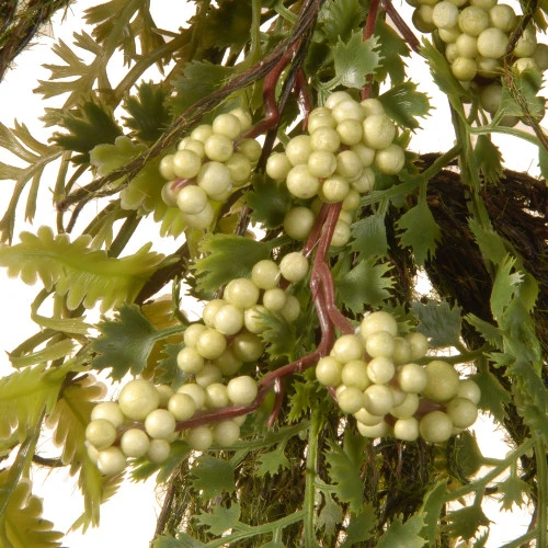 Christmas Central 45" Unlit Garden Accents Fern And Lavender Artificial Garland - Image 2