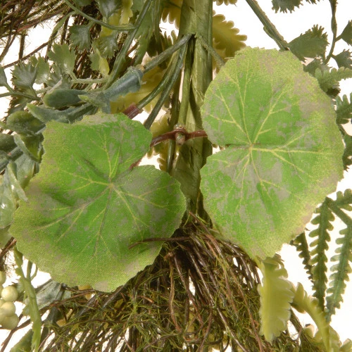 Christmas Central 45" Unlit Garden Accents Fern And Lavender Artificial Garland - Image 4