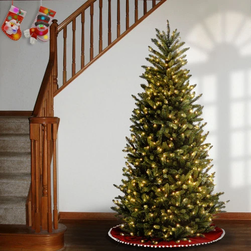 Christmas Central 9' Pre-Lit Natural Fraser Slim Fir Artificial Christmas Tree β Clear Lights - Image 3