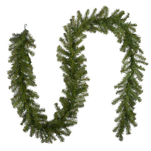 Christmas Central 9' X 10" Pre-Lit Norwood Fir Artificial Christmas Garland, Multicolor LED Lights - Image 2