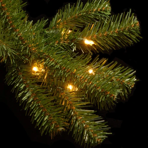Christmas Central 7β Pre-lit North Valley Spruce Artificial Christmas Tree, Clear Lights - Image 3