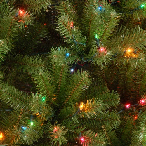 Christmas Central 9β Pre-lit Full North Valley Spruce Artificial Christmas Tree, Multicolor Lights - Image 2