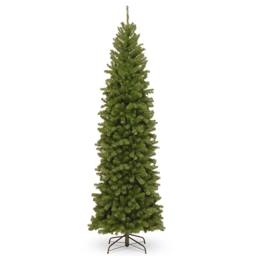 Christmas Central 9β Pencil North Valley Spruce Slim Artificial Christmas Tree, Unlit