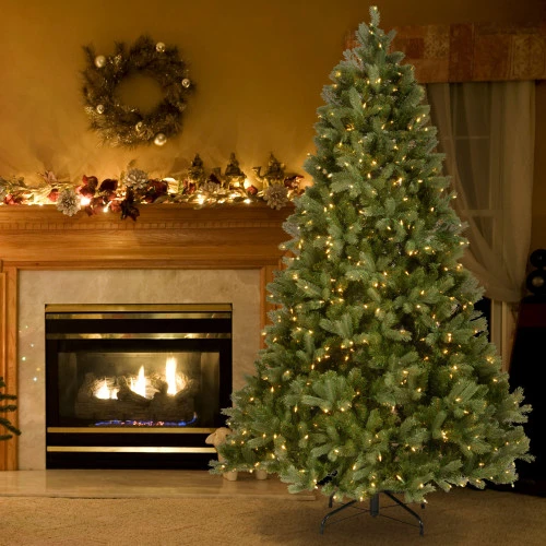 Christmas Central 7.5β Pre-Lit Full Downswept Douglas Fir Artificial Christmas Tree, White Lights - Image 4