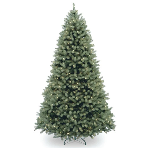 Christmas Central 6β Pre-Lit Downswept Douglas Blue Fir Christmas Tree - Clear Lights