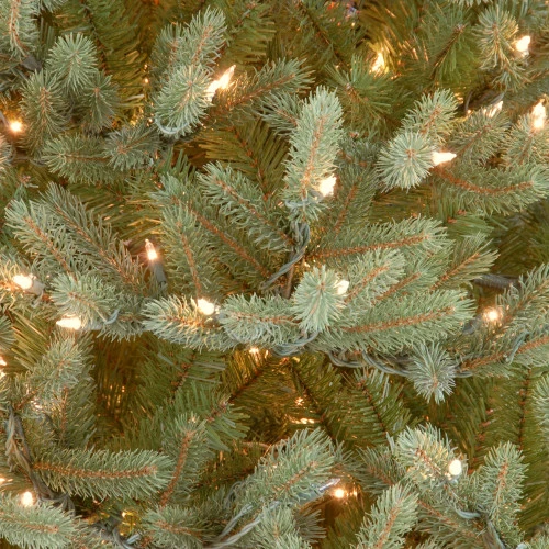 Christmas Central 6.5' Pre-Lit Full Noble Artificial Christmas Tree, Clear Lights - Image 3