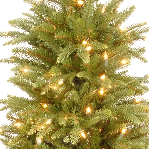 Christmas Central 4' Pre-lit Potted Weeping Spruce Artificial Christmas Tree, Clear Lights - Image 3
