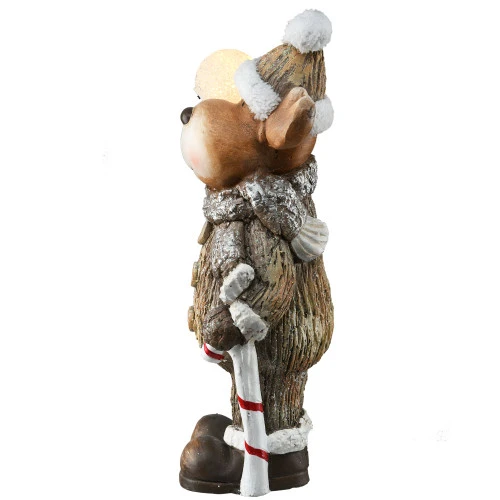 Christmas Central 19" LED Lighted Moose Christmas Tabletop Decoration - Image 2