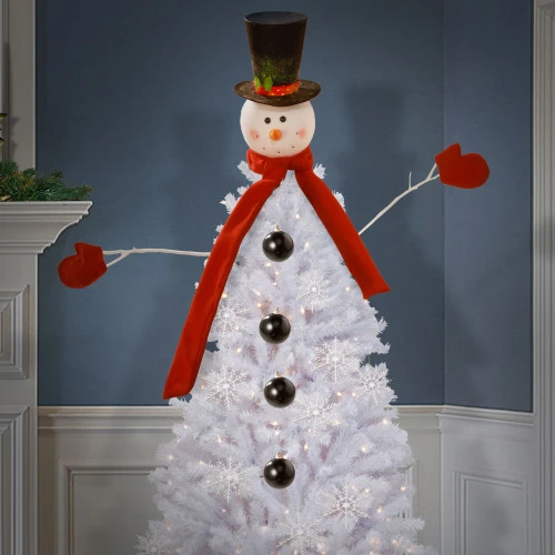 Christmas Central 21-Piece Snowman Tree Topper And Ornaments Christmas Tree Decorating Kit - Image 2
