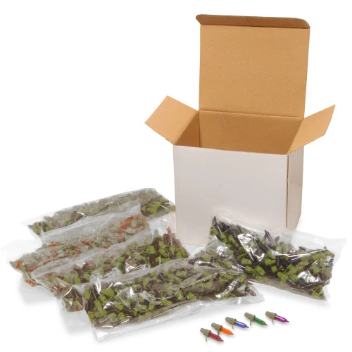 Christmas Central Club Pack Of 1000 Multi-Color Christmas Replacement Bulbs 14" - Image 2